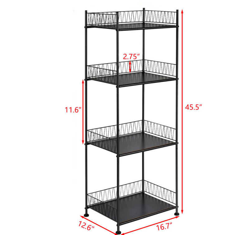Rebrilliant Mykelle Metal Bathroom Shelves Wayfair Canada